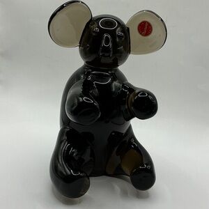 Murano Bear signed by the maestro, Licio Zennetti.